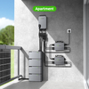 Centrale électrique de balcon LIONSHEE avec batterie de stockage 4KWH