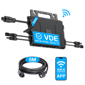Micro-onduleur Lionshee 800 W, Efficacité De 96 %, Compatible Avec Le Réseau Électrique, Avec Wi-Fi Et Application.